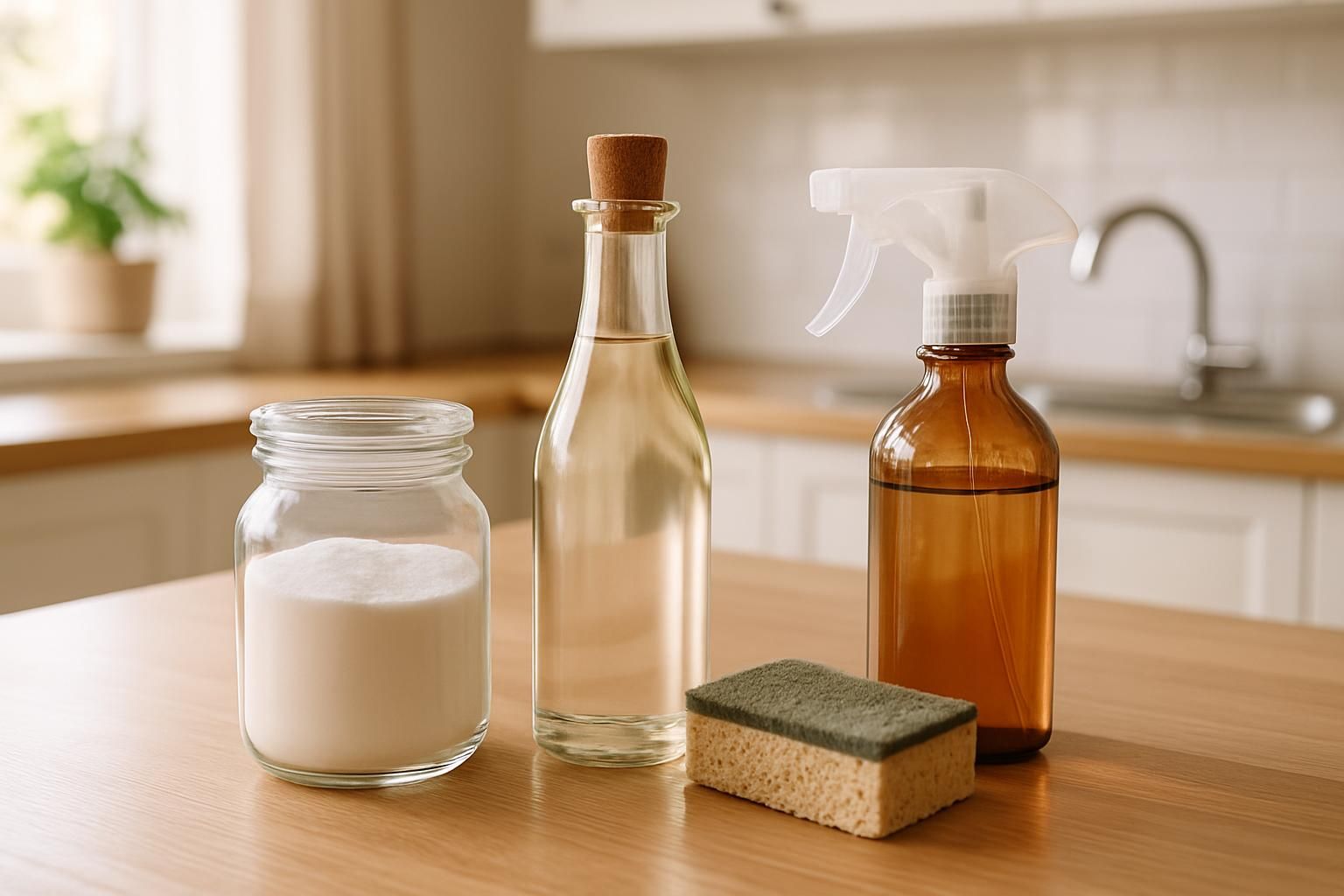 Bicarbonate et vinaigre blanc : les usages incontournables à connaître pour un entretien naturel