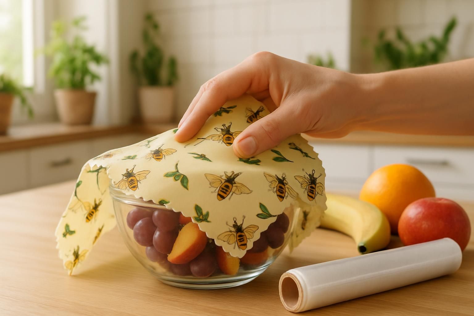 Bee wrap : l’alternative écologique au film alimentaire classique