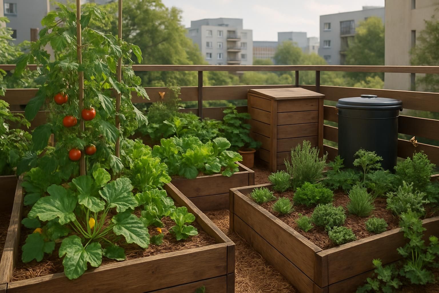 Potager urbain permaculture : conseils essentiels pour un jardin durable en ville