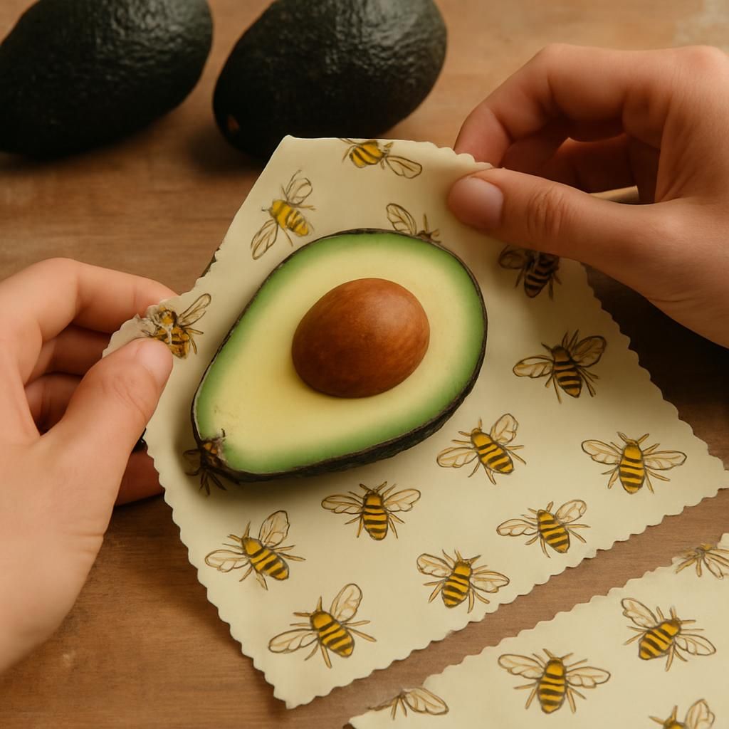 d&eacute;couvrez le bee wrap, une alternative &eacute;cologique et r&eacute;utilisable au film alimentaire classique pour conserver vos aliments de mani&egrave;re naturelle et durable.