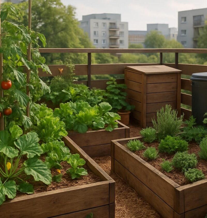 d&eacute;couvrez nos conseils essentiels pour cr&eacute;er un potager urbain en permaculture, et cultivez un jardin durable et &eacute;cologique en pleine ville.