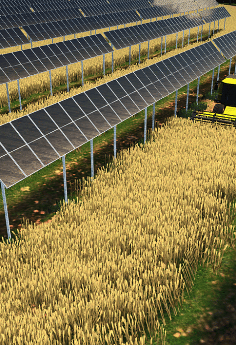 d&eacute;couvrez l'agrivolta&iuml;que, une technologie innovante combinant production agricole et &eacute;nergie solaire pour un d&eacute;veloppement durable et efficace.