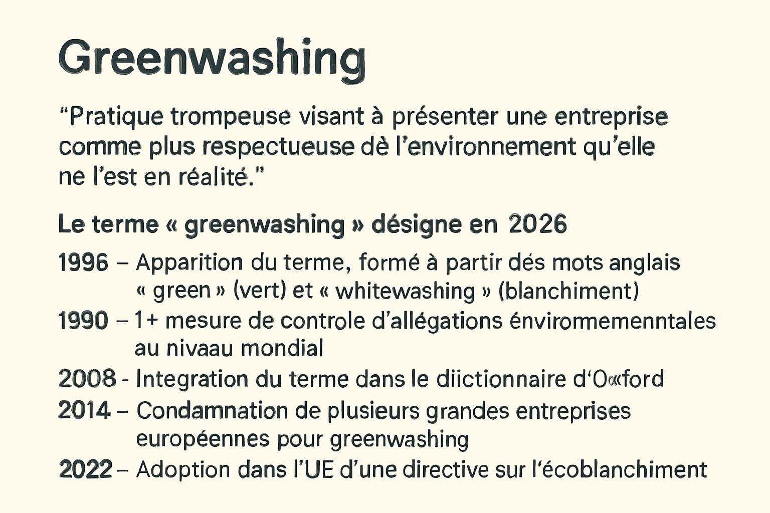 d&eacute;couvrez comment identifier le greenwashing et reconna&icirc;tre les pratiques trompeuses des entreprises qui pr&eacute;tendent &ecirc;tre &eacute;cologiques pour mieux faire des choix responsables.